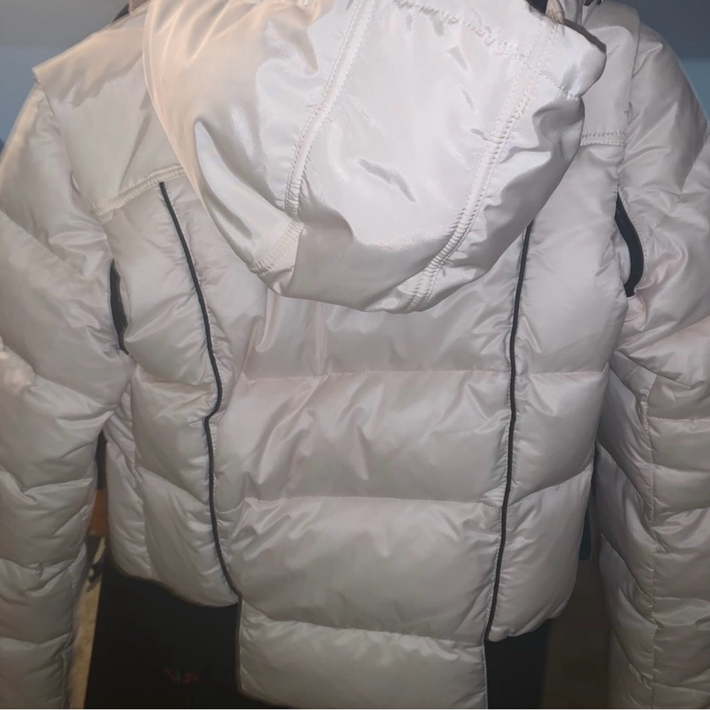 Fendi White and Red Puffer Jacket/Vest detachable sleeves size 40 - Picture 13 of 13